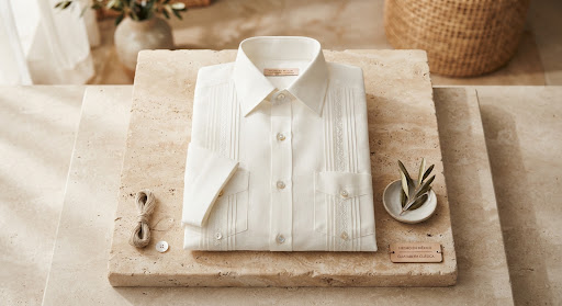 Guayabera marfil